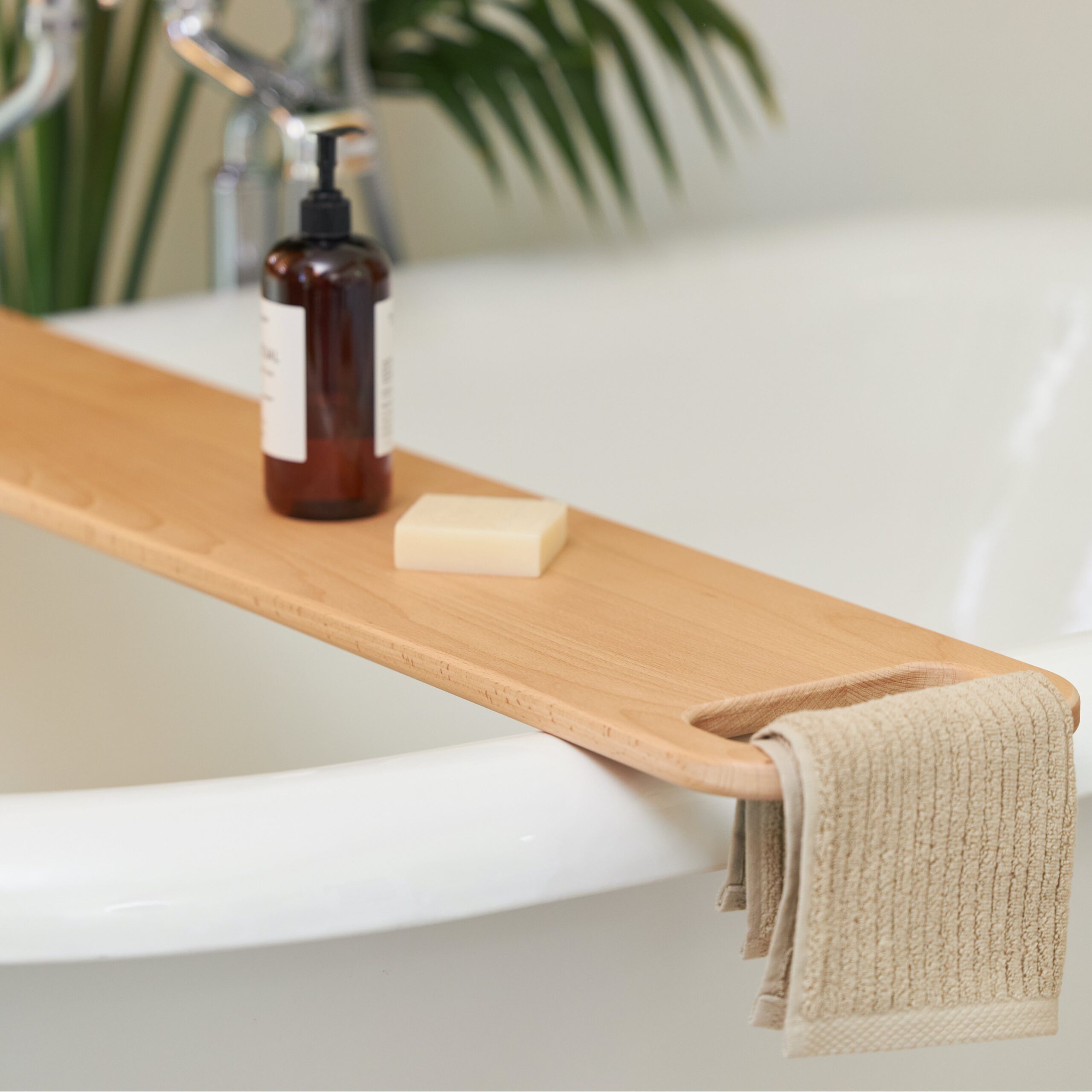 AvocadoWoodenBathTrayOrganizer